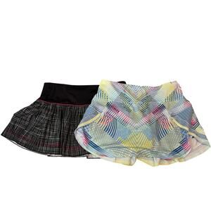 BUNDLE Lucky in Love Tennis Pickleball Athleisure Skort Size M (8-10)Flow Motion